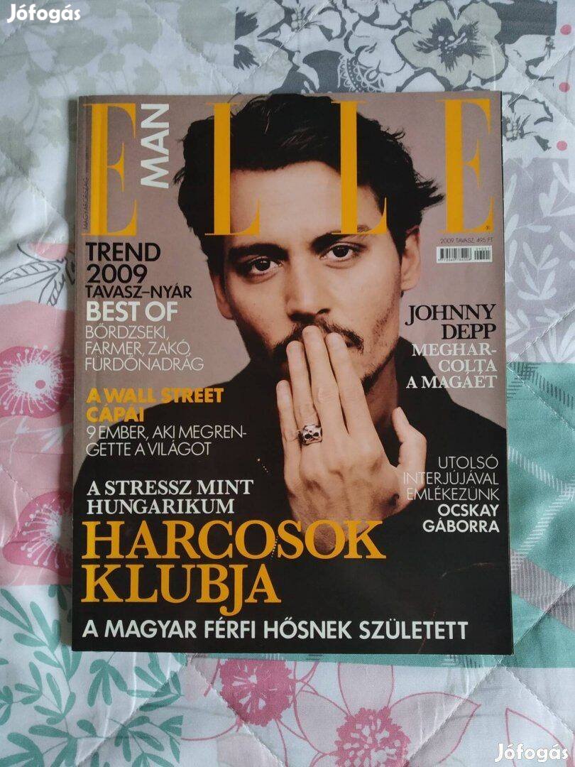 Elle Man magazin 2009/tavasz, Johnny Depp