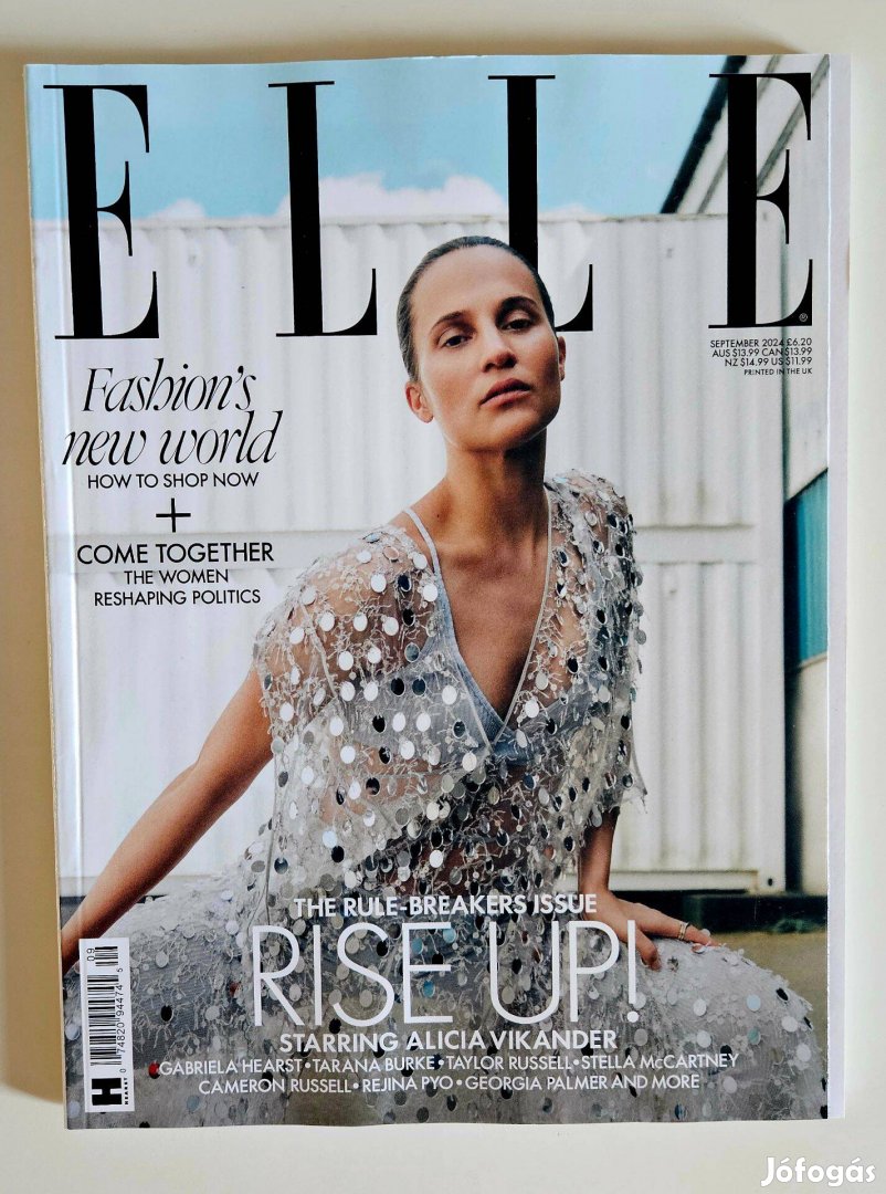 Elle british magazin 2024/9 Alicia Vikander