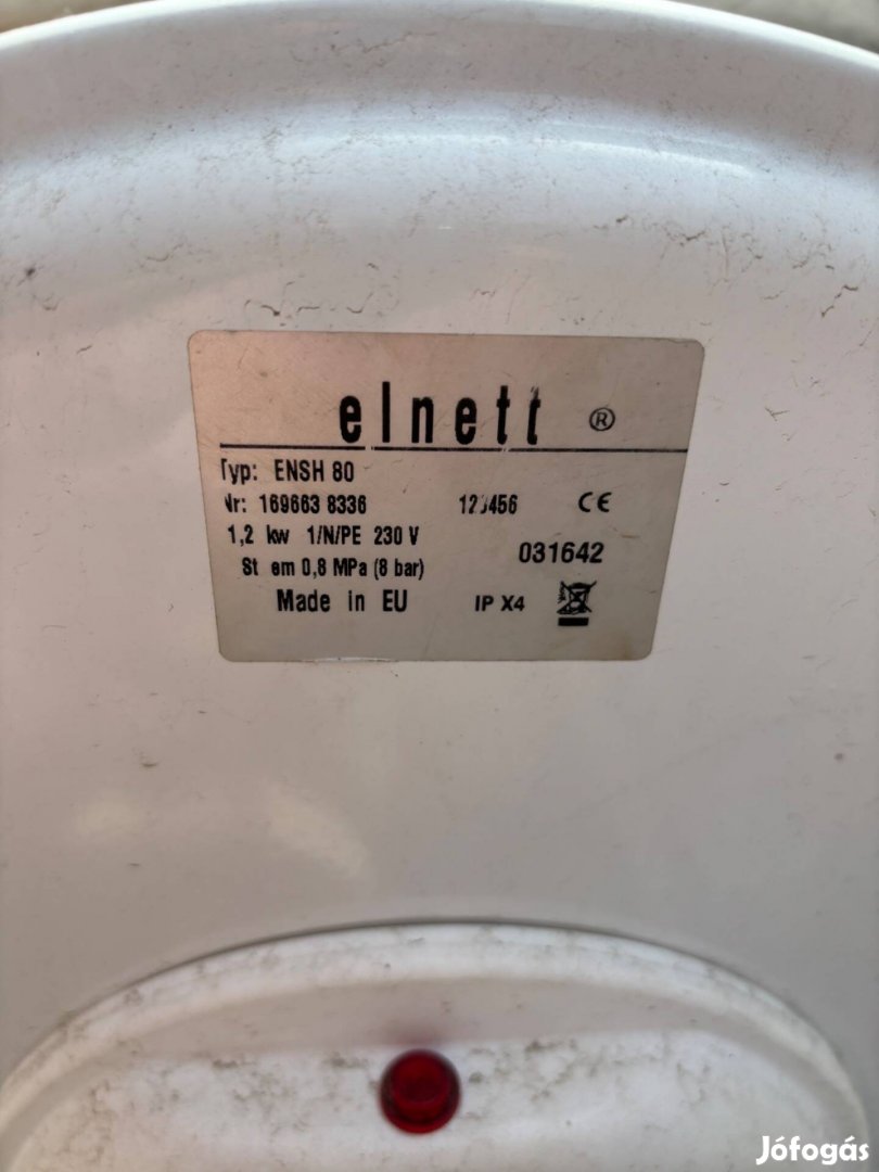 Elnett Ensh80 elektromos bojler eladó