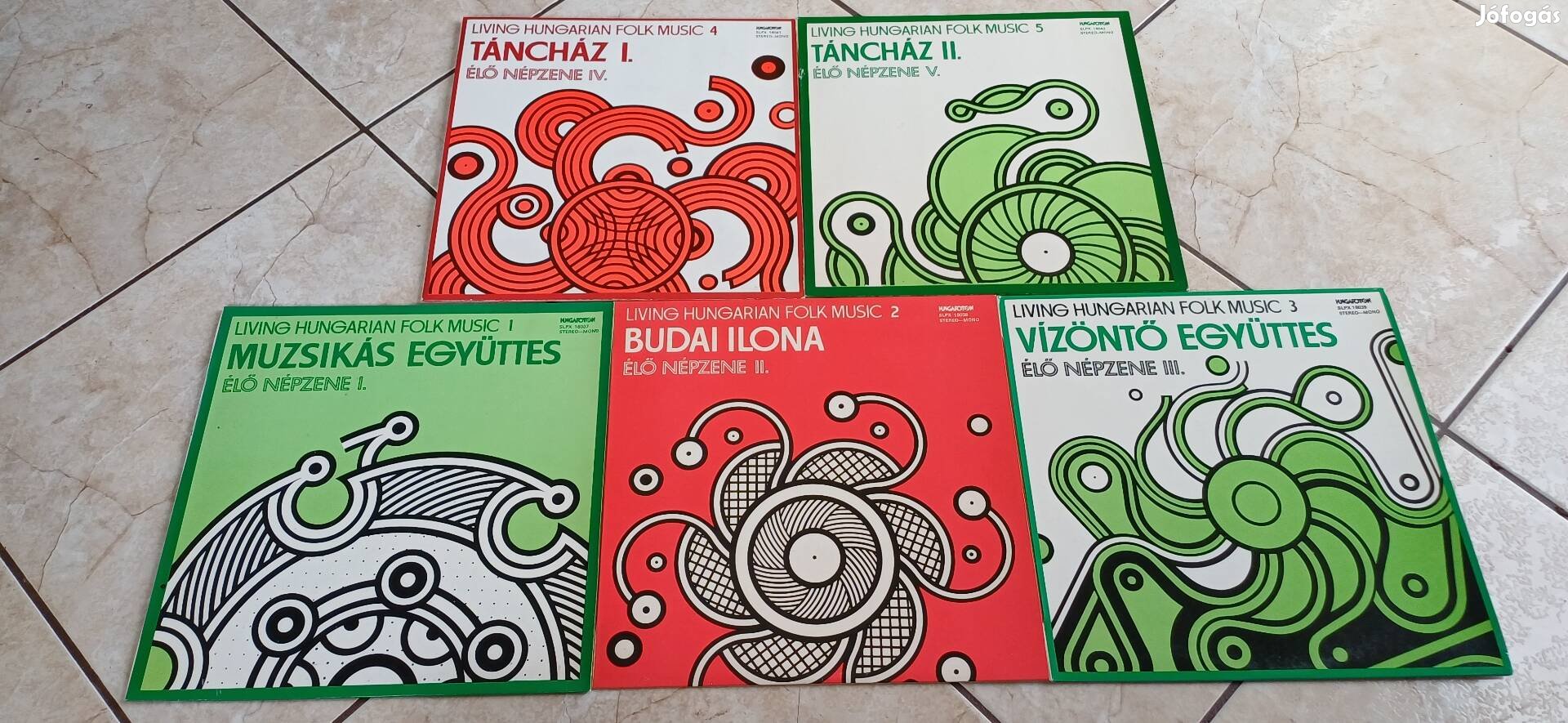 Élő népzene 5lp teljes sorozat