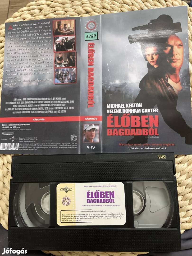 Élőben Bagdadból vhs