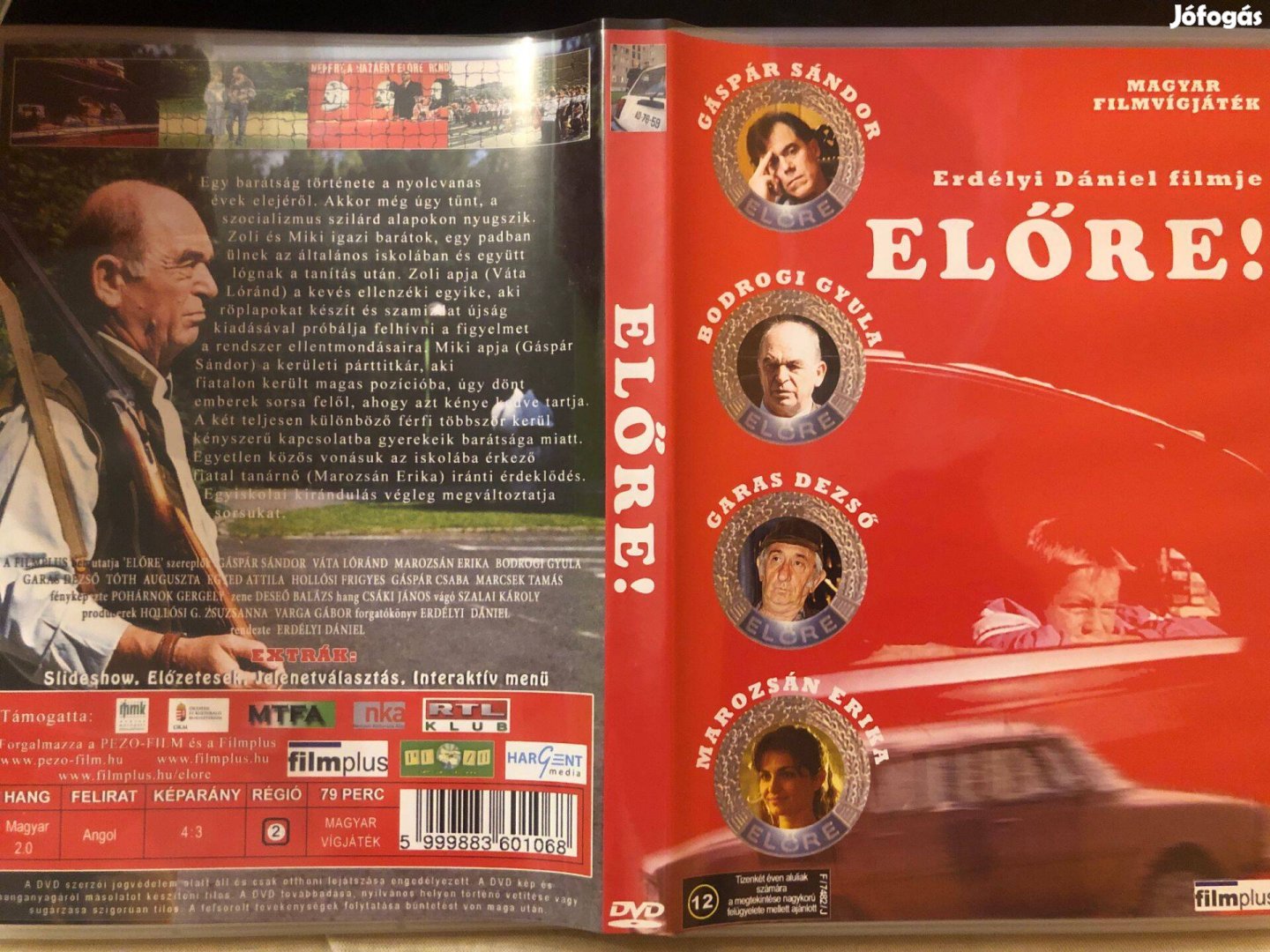 Előre DVD (karcmentes, ritkaság, Gáspár Sándor, Bodrogi Gyula)