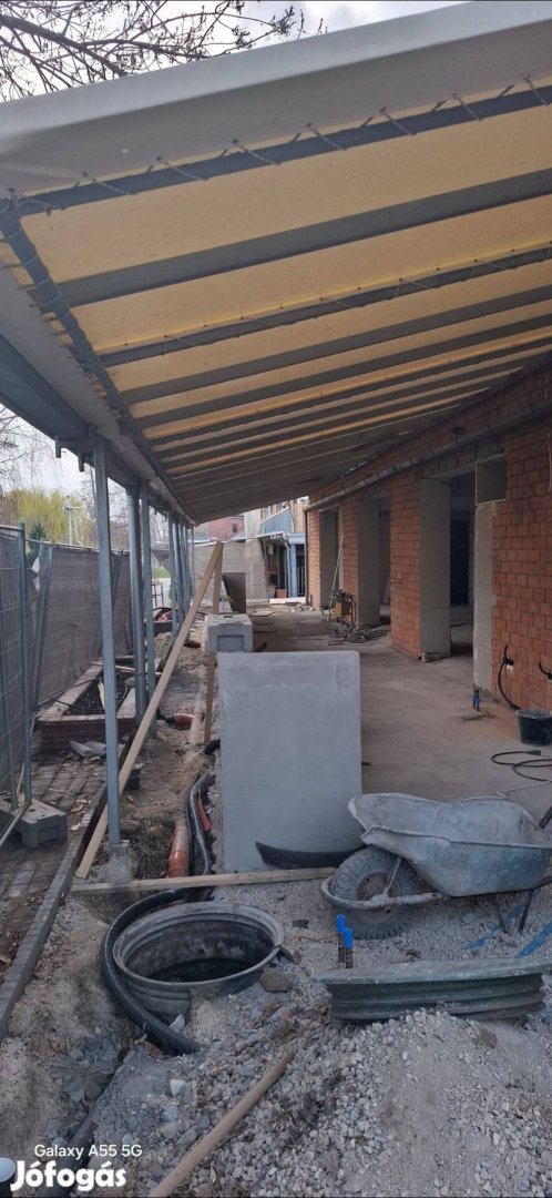 Előtető,Terasztető,