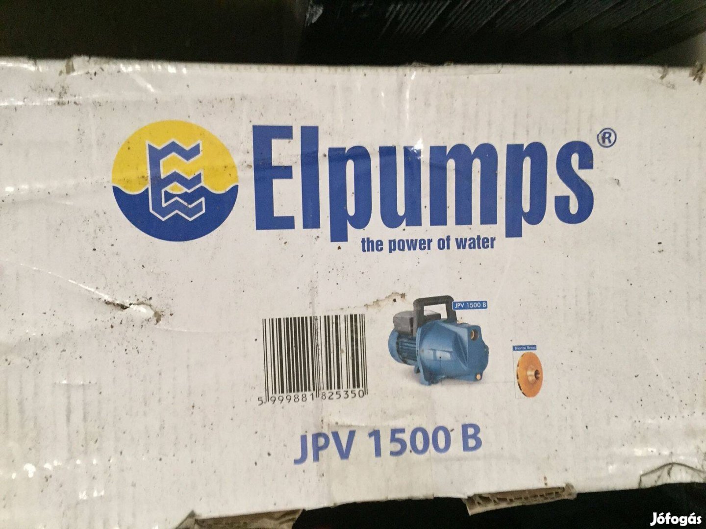 Elpumps Jpv 1500 B házi vízmű szivattyú, új eladó