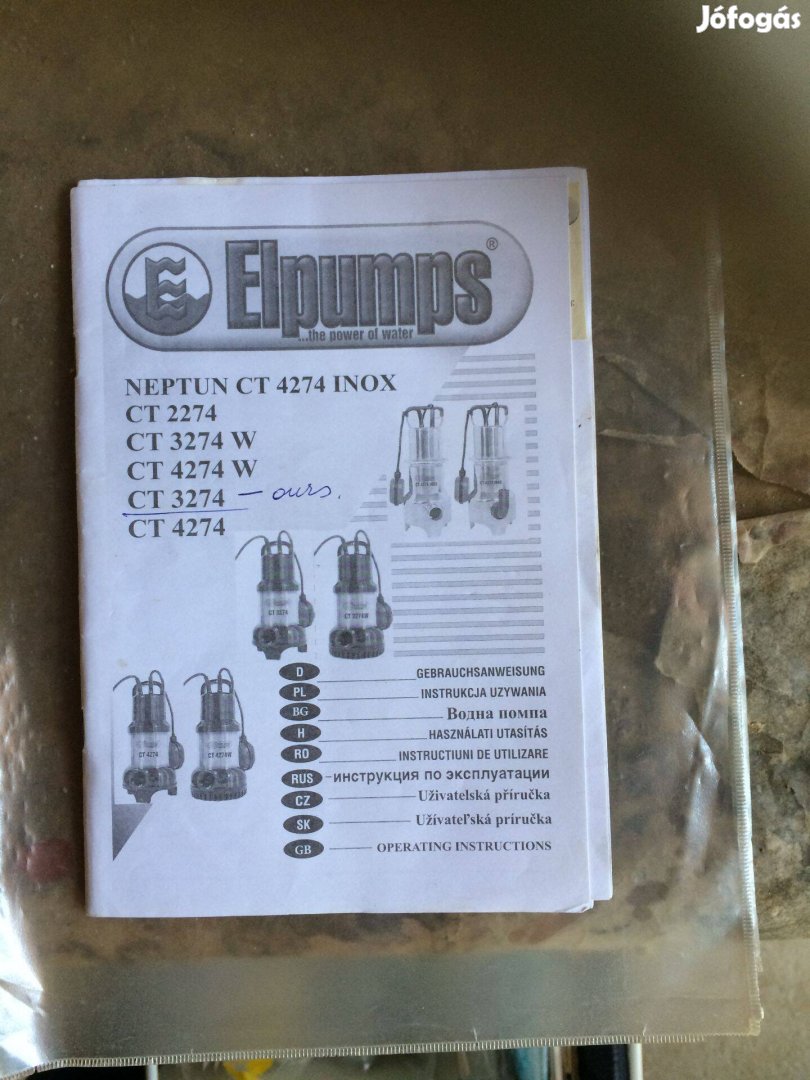 Elpumps szivattyú