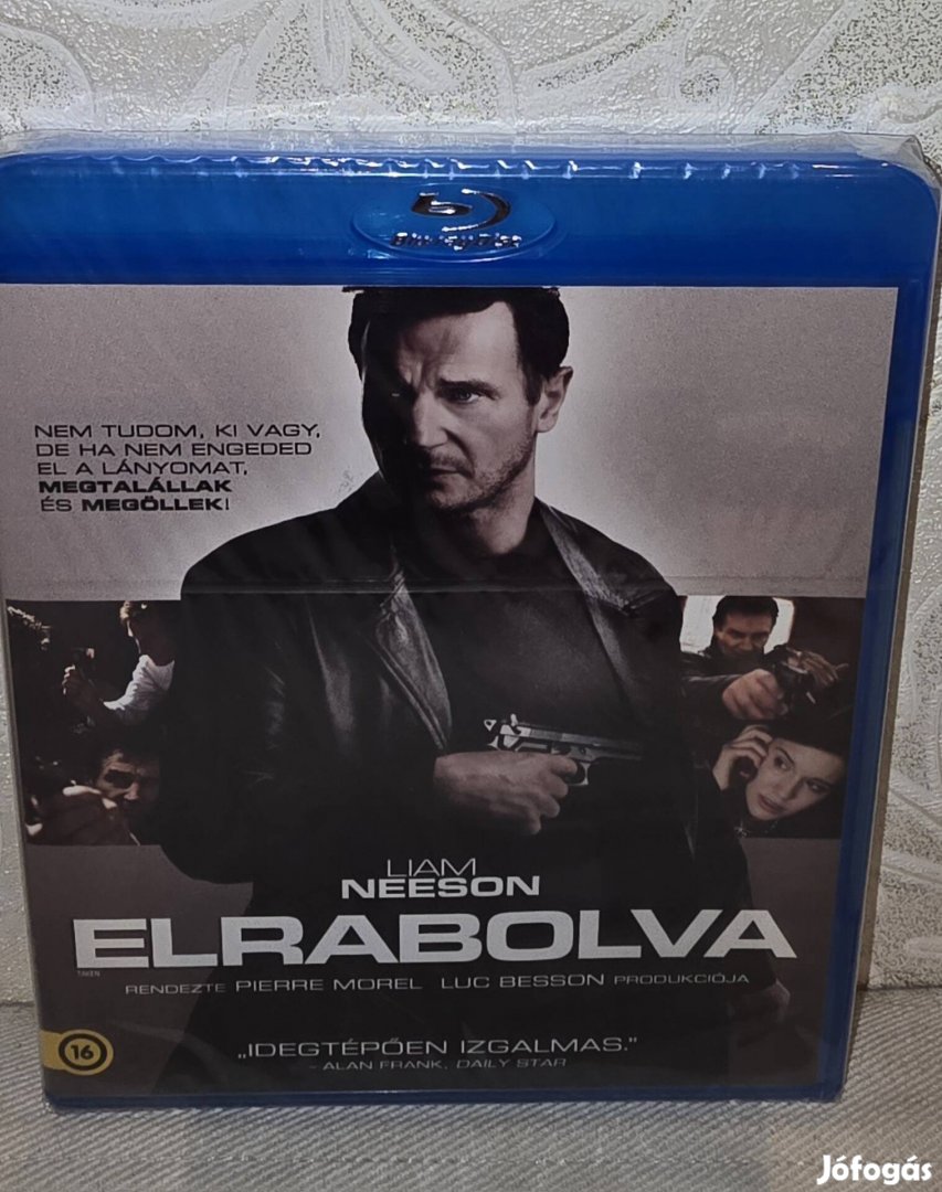 Elrabolva blu ray (Új,Liam Neeson)