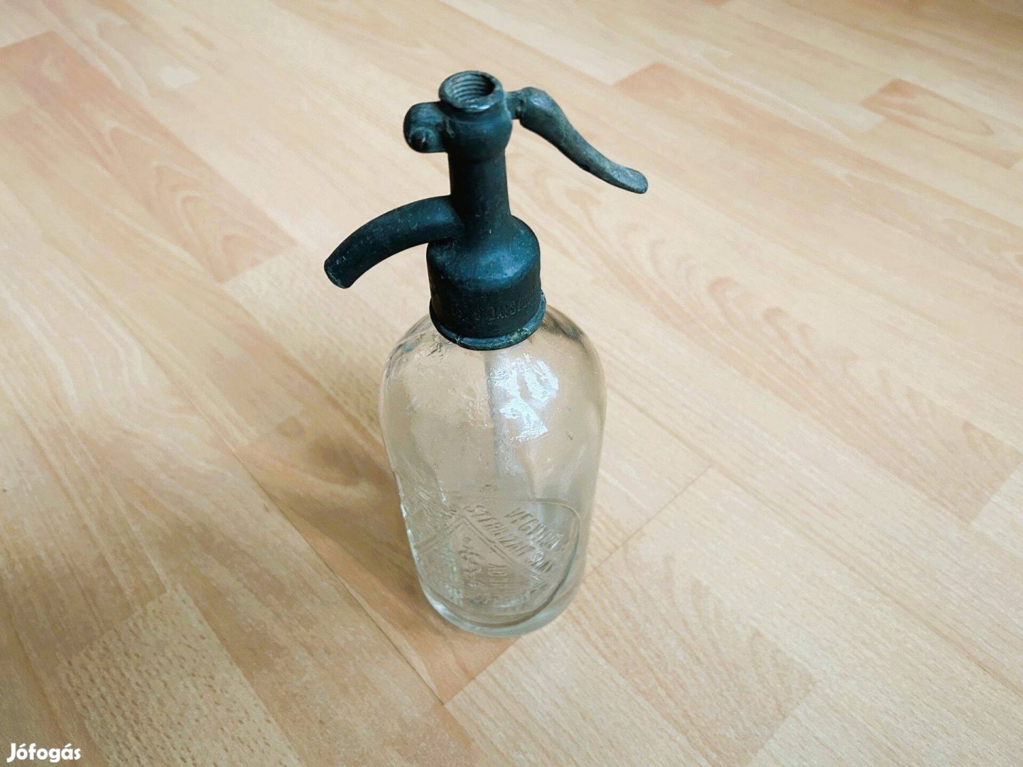 Első Budai Szódavíz Gyár Vegytiszta Sterilizált Szikvíz üveg