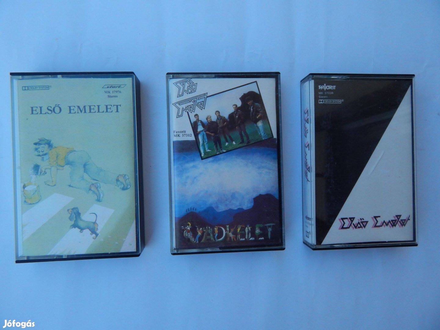 Első Emelet Műsoros Audió Kazettái 3 Darabos Szettben
