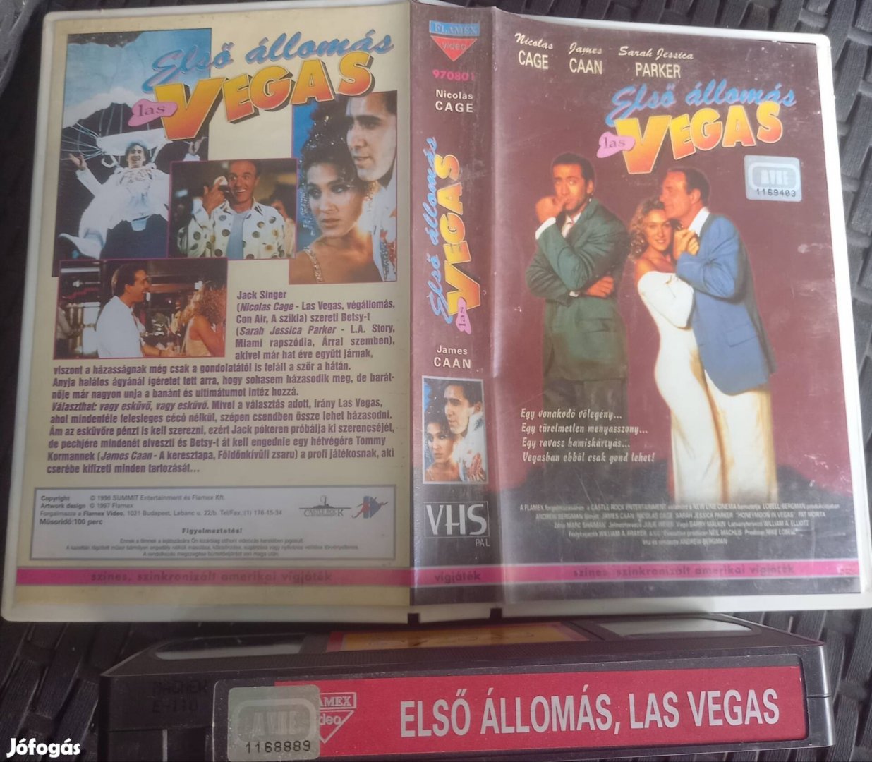 Első állomás,Las Vegas - vígjáték vhs - Nicolas Cage