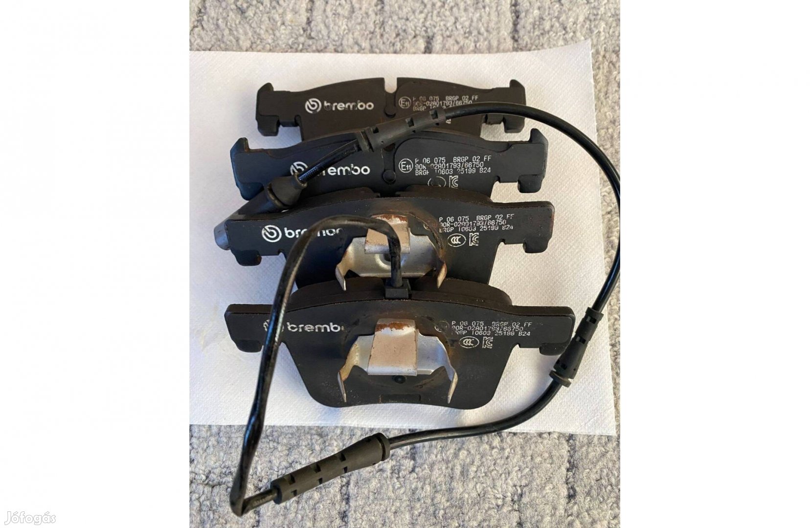 Első fékbetét BMW bontott, P06075 Brembo