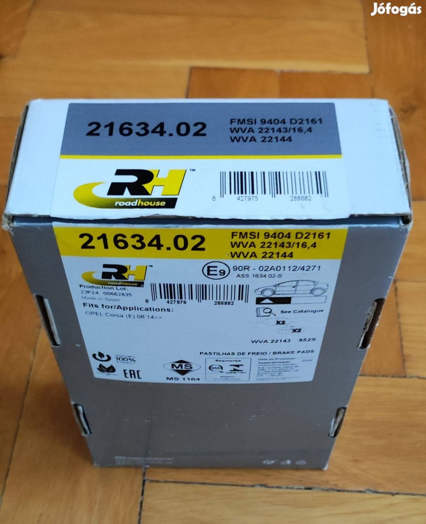 Első fékbetét E Corsa