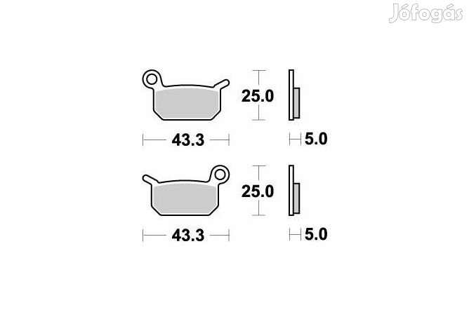 Első fékbetétek Moto Master Nitro TC / SX 50