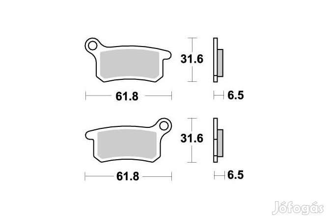 Első fékbetétek Moto Master Nitro TC / SX 65