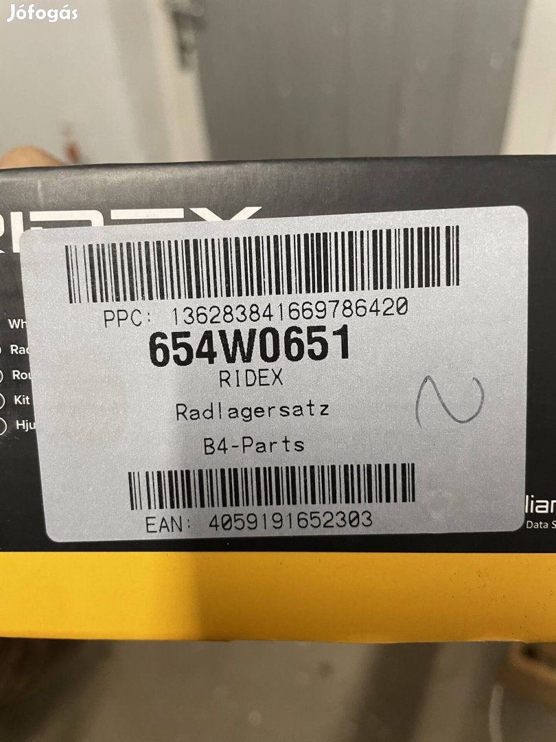 Első kerékcsapágy készlet