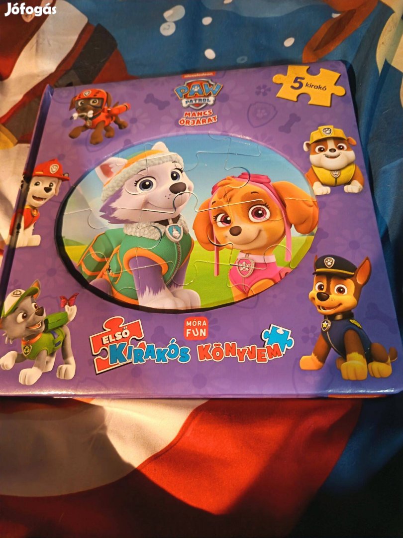 Első kirakós könyvem - Mancs Őrjárat 5 kirakóval