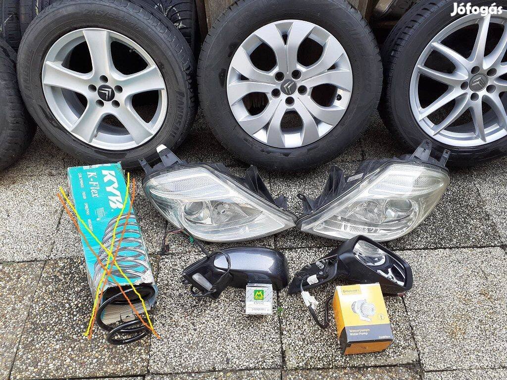 Első lámpák, tükrök, alu kerekek Citroen C8, Lancia Phedra