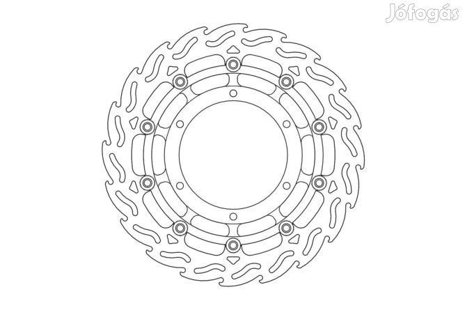 Első úszó féktárcsa Moto Master Flame Street 320 mm XTX 660