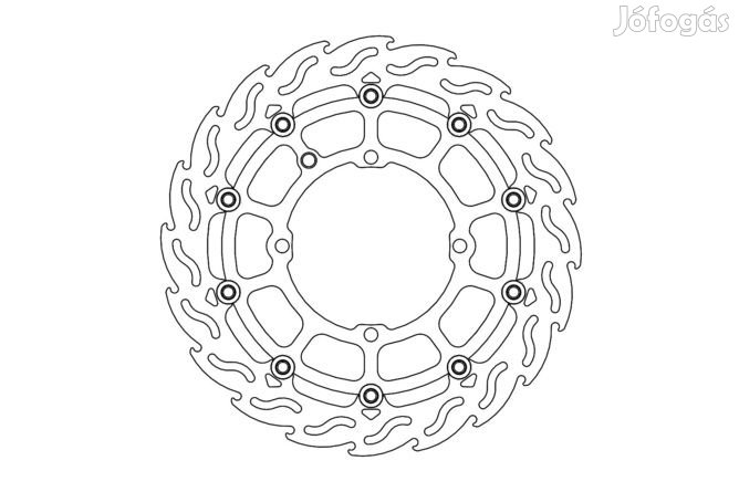 Első úszó féktárcsa Moto Master Supermoto Racing 300mm KXF 250 / 450