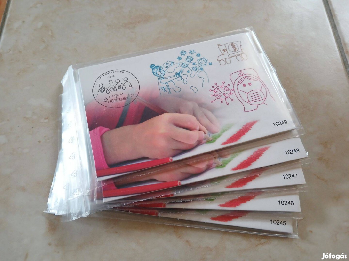 Elsőnapi veret Tisztelet a Hősöknek 5 db sorszámkövető így