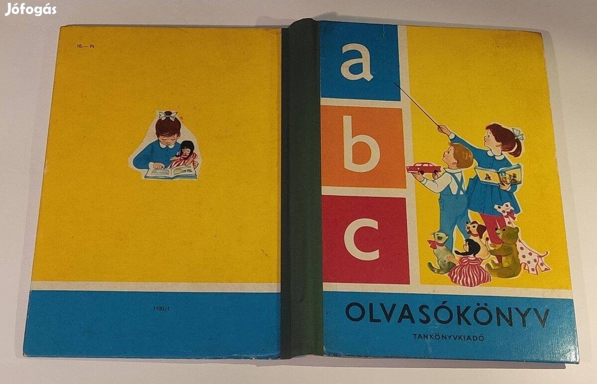 Elsős ABC Olvasókönyv 1974 kuriózum gyűjtő retro nagyon szép Bp 12.ker