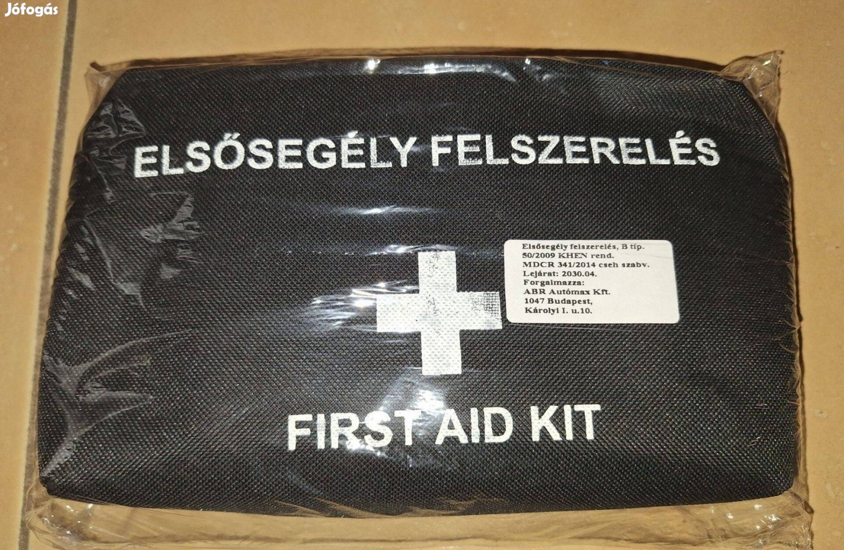 Elsősegély csomag eladó (személyautóhoz)