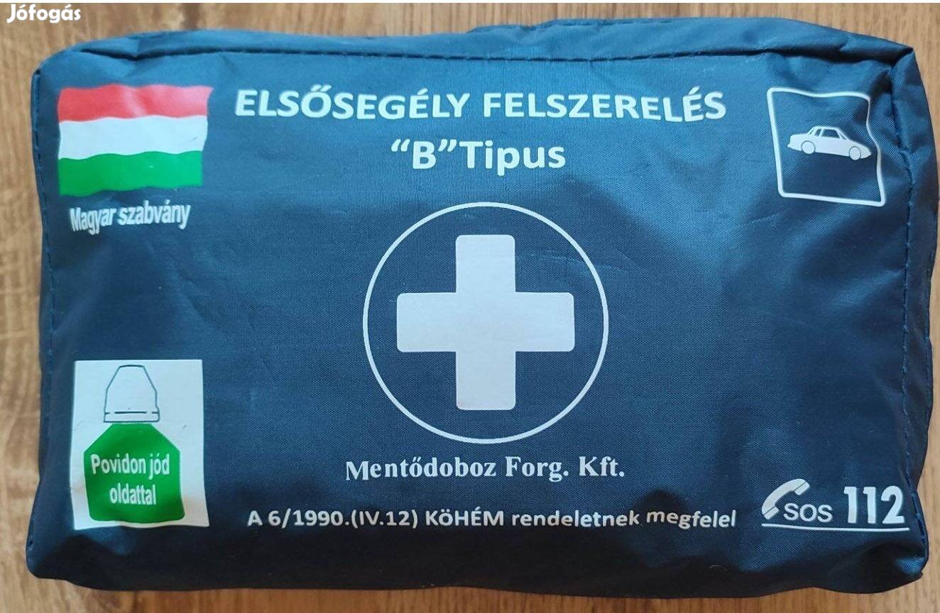 Elsősegély felszerelés B típus