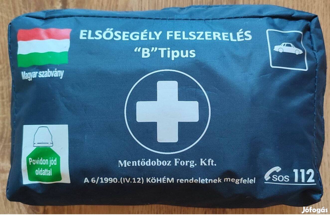 Elsősegély felszerelés B típus