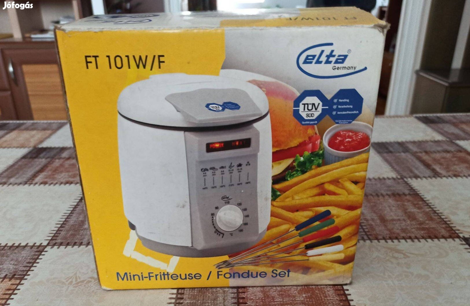 Elta német mini Fritteuse FT 101W/F
