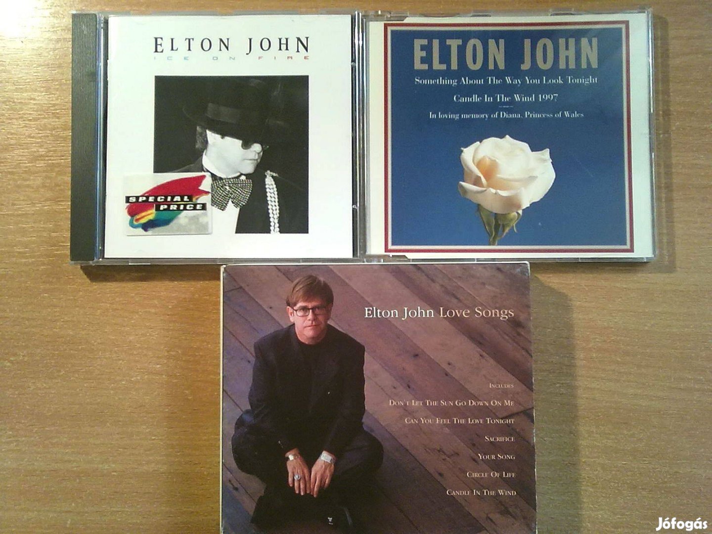 Elton John CD lemezek egy csomagban (3 darab album együtt 6000 Ft)