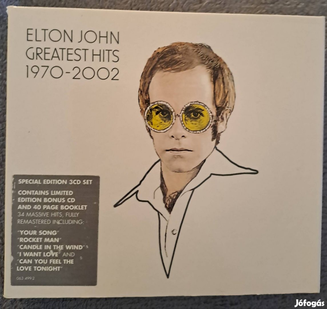 Elton John Greatest Hits 1970-2002 cd