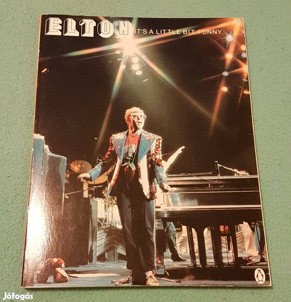 Elton John Its a little bit funny könyv angol nyelven