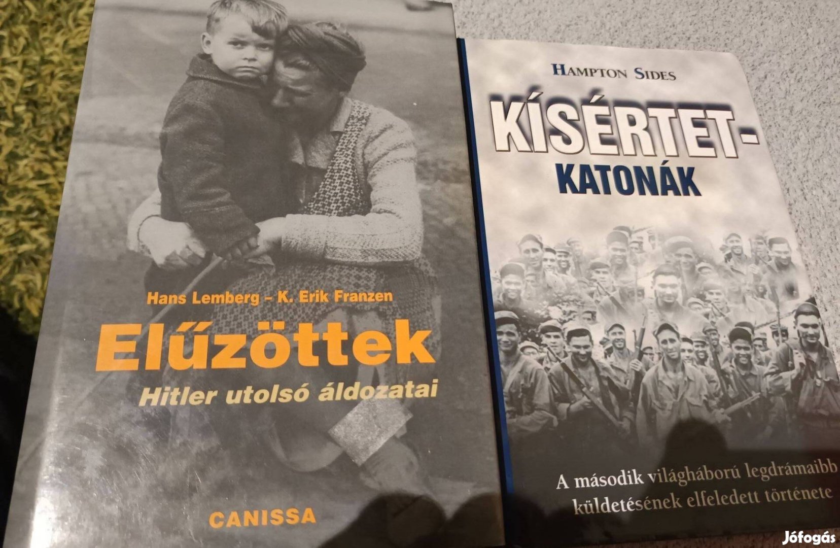 Elűzöttek és kísértet katonák könyvek eladók