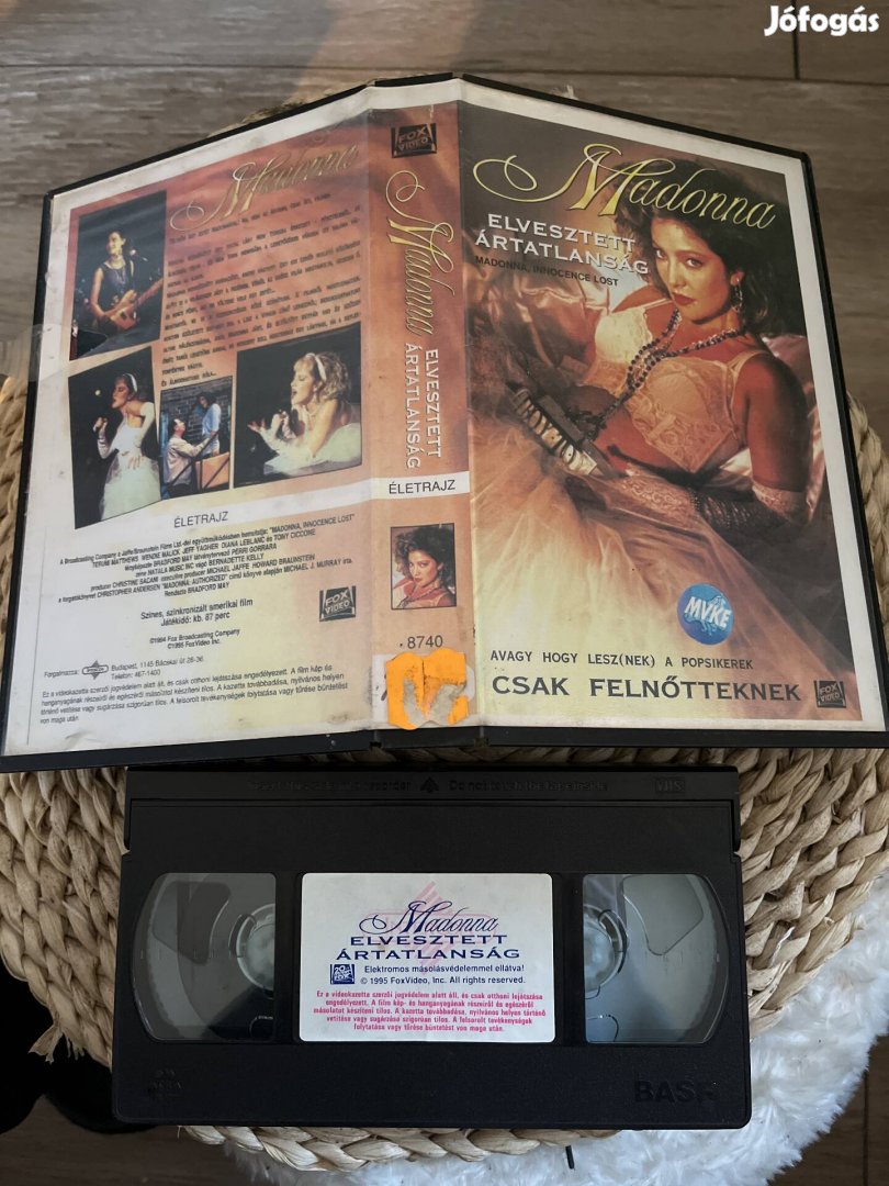 Elveszett ártatlanság vhs m film Madonna