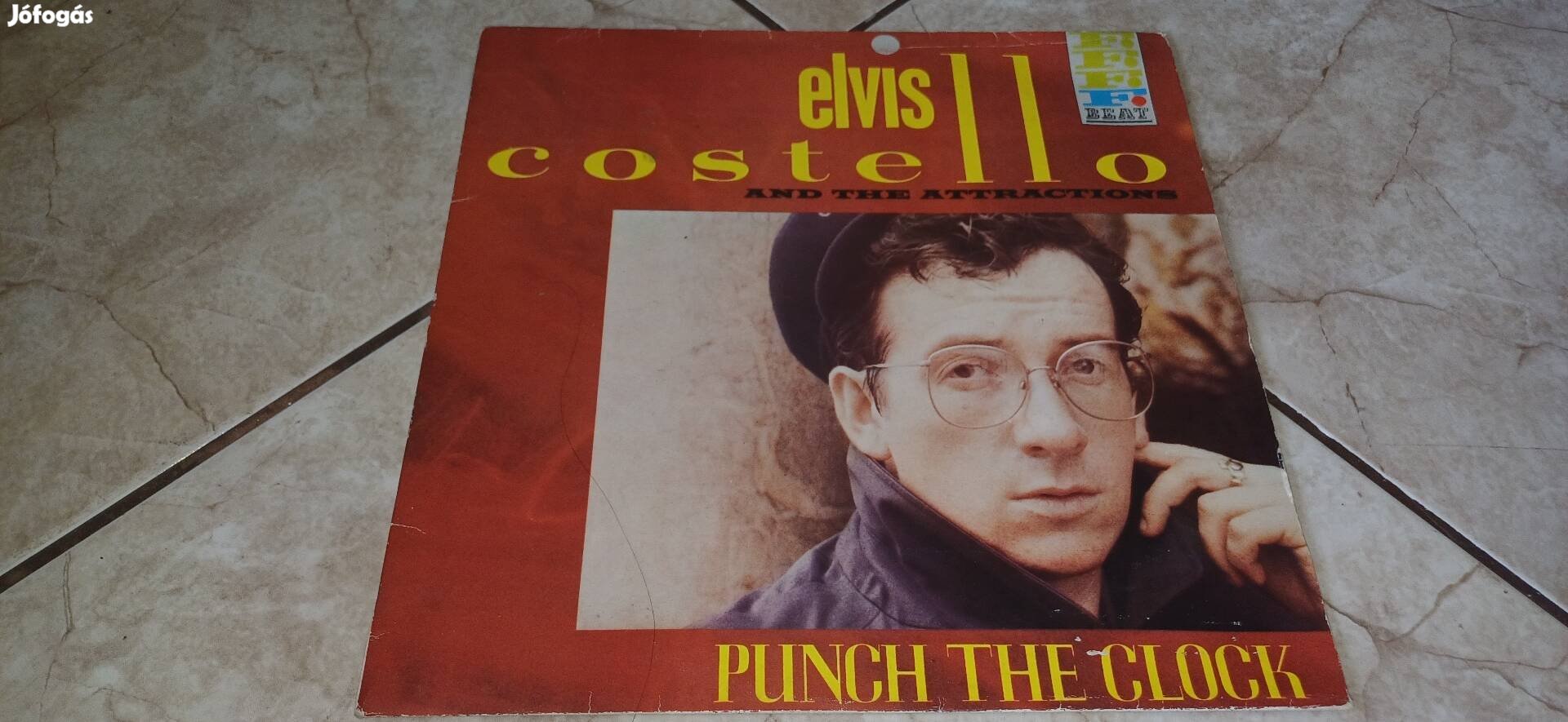 Elvis Costello bakelit lemez