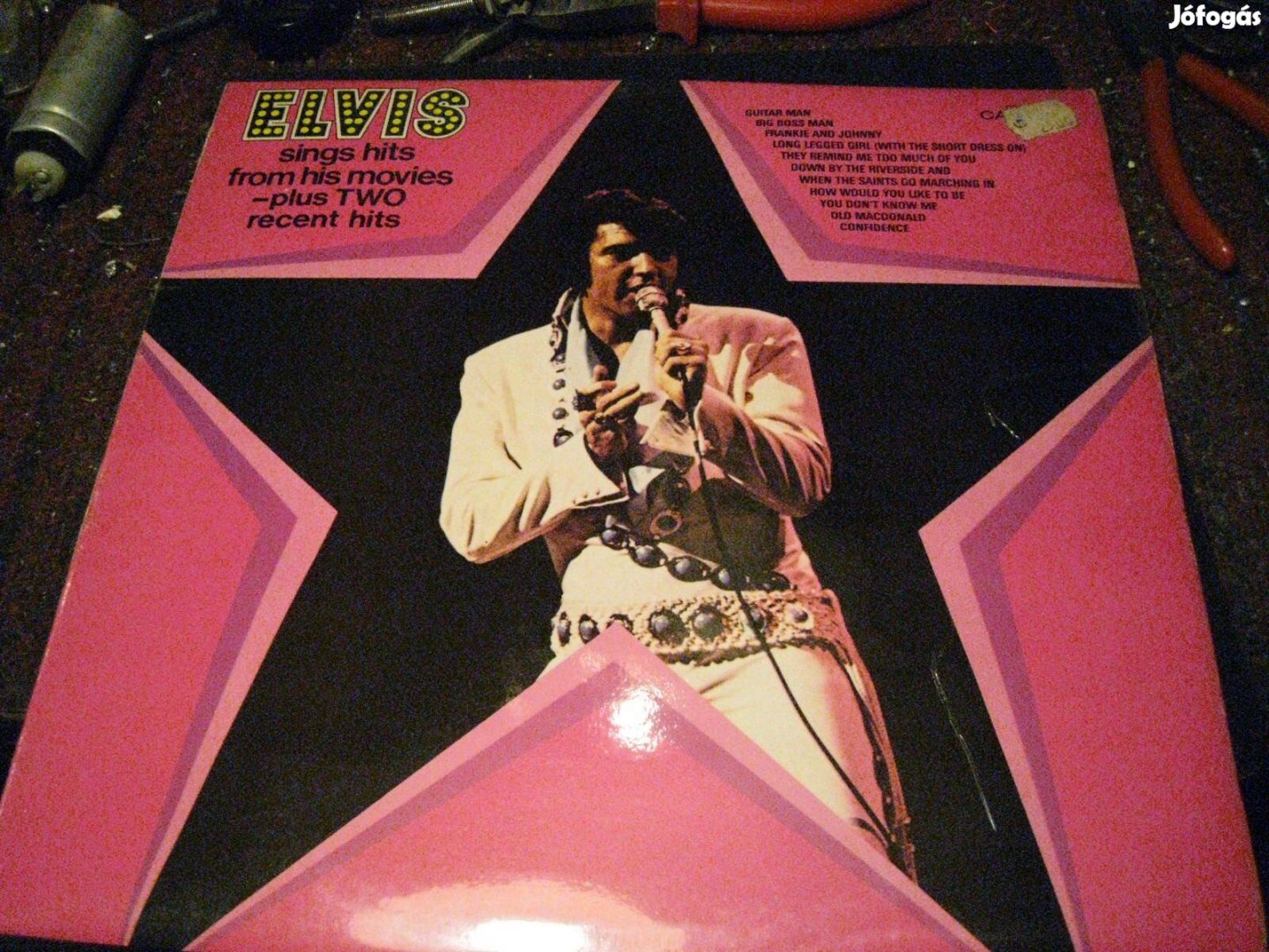 Elvis Presley bakelit LP