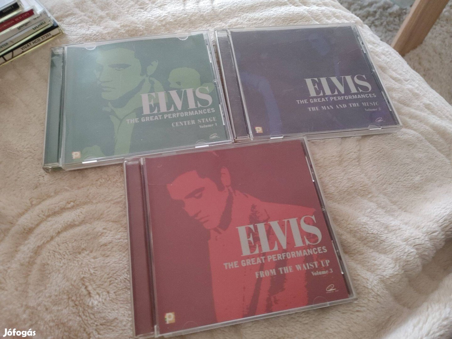 Elvis The Great Performances 1-2-3 CD hanglemez egy tételként