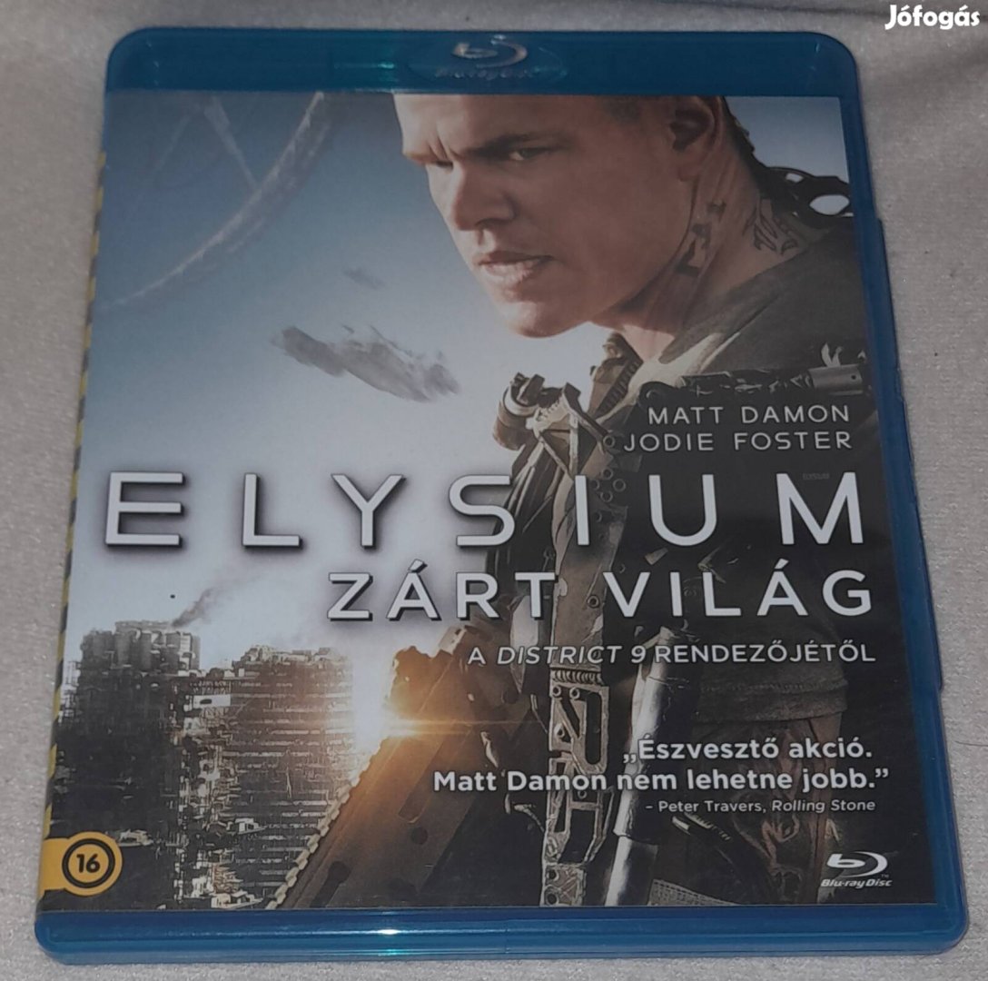 Elysium a Zárt világ Magyar Szinkronos Blu-ray Film.