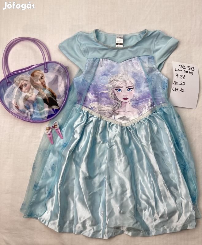 Elza jelmez, Elsa jelmez, hercegnő jelmez, Jégvarázs jelmez