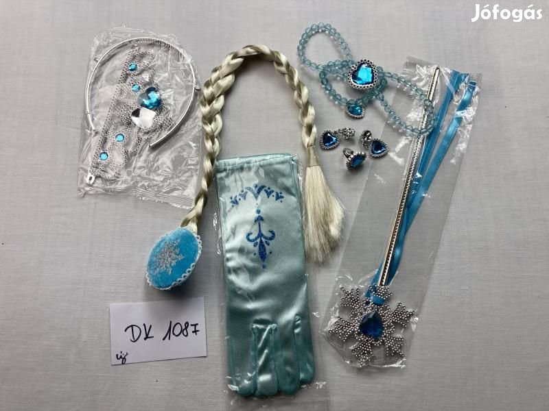 Elza jelmez kiegészítő, új, hercegnő jelmez kiegészítő