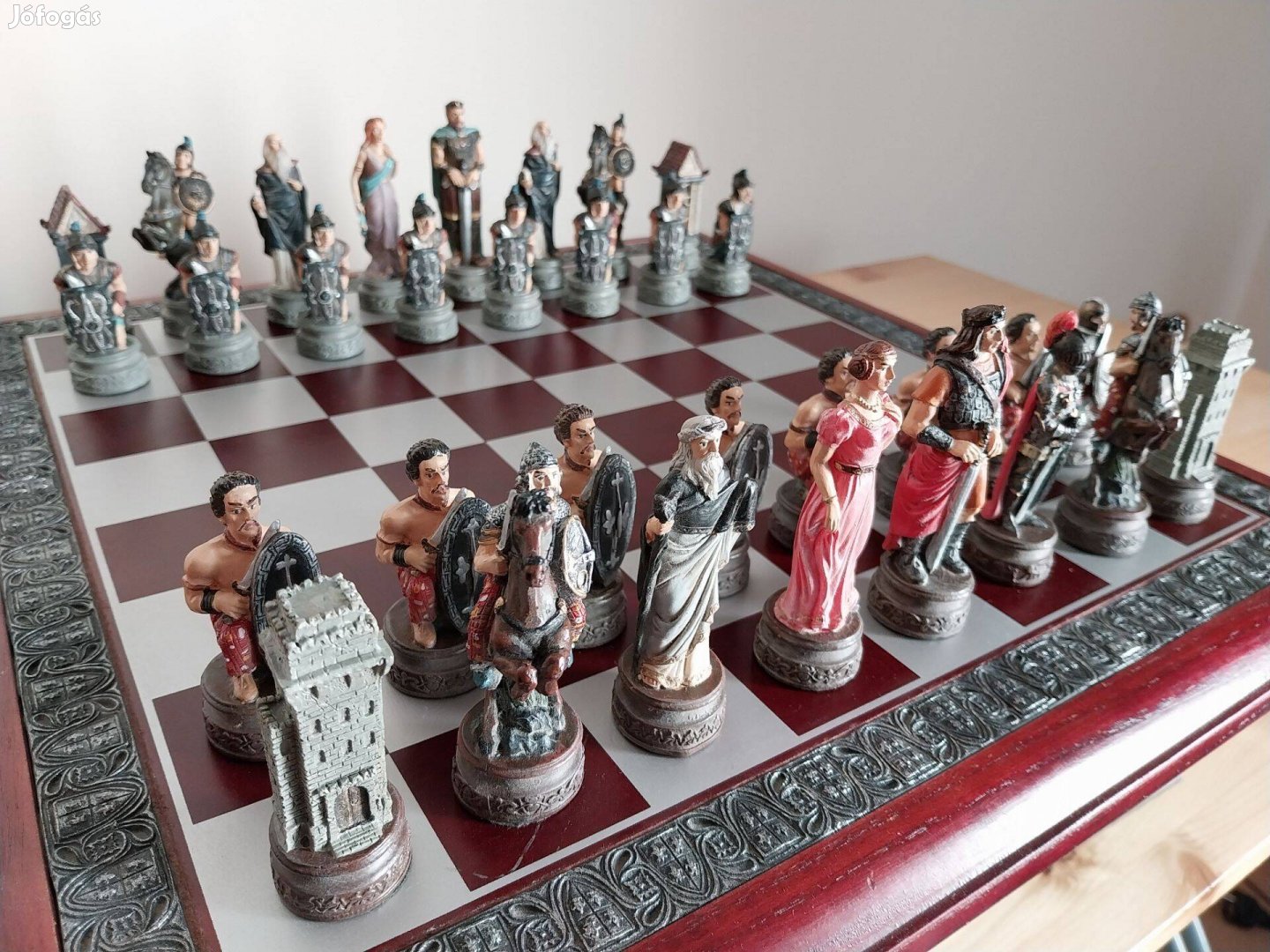 Ember figurás, gyűjtői sakk készlet