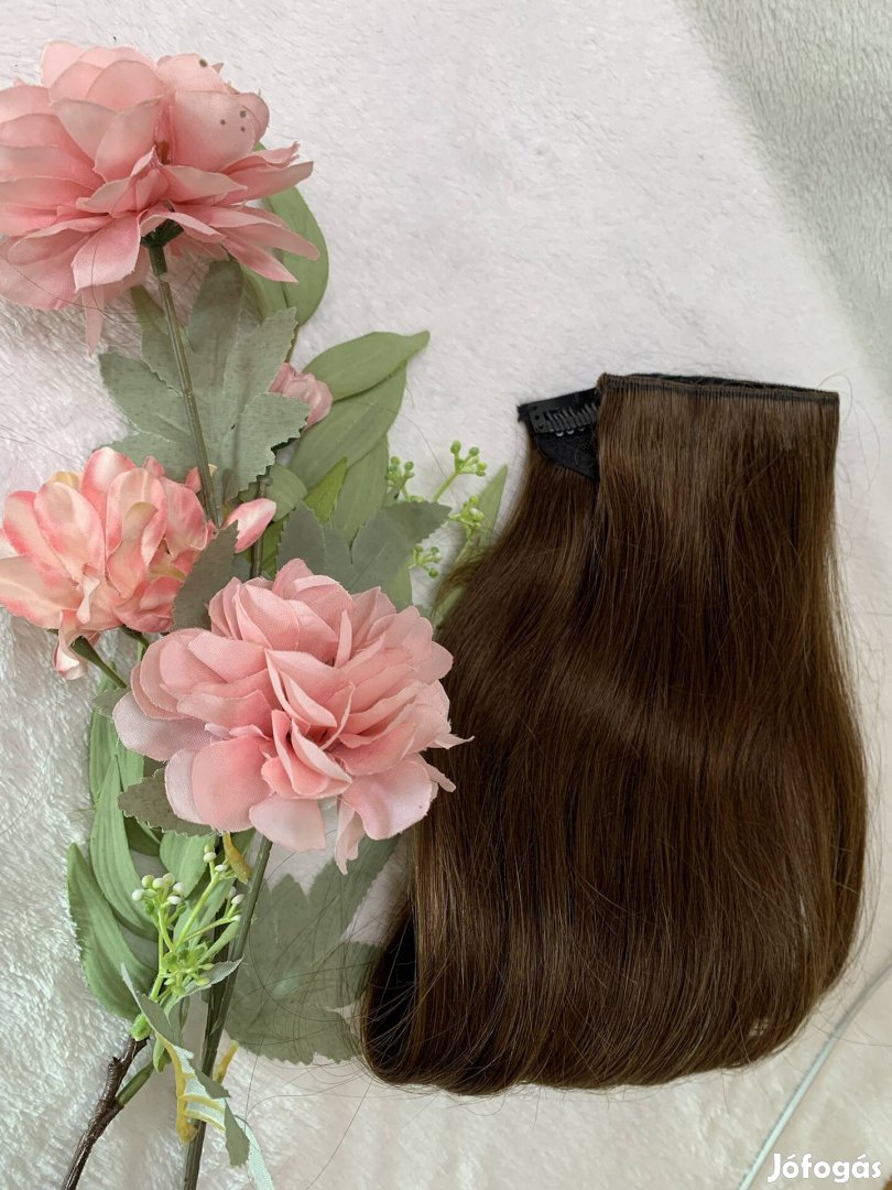 Emberi haj póthaj tresszelt csatos 45 cm 51 gr