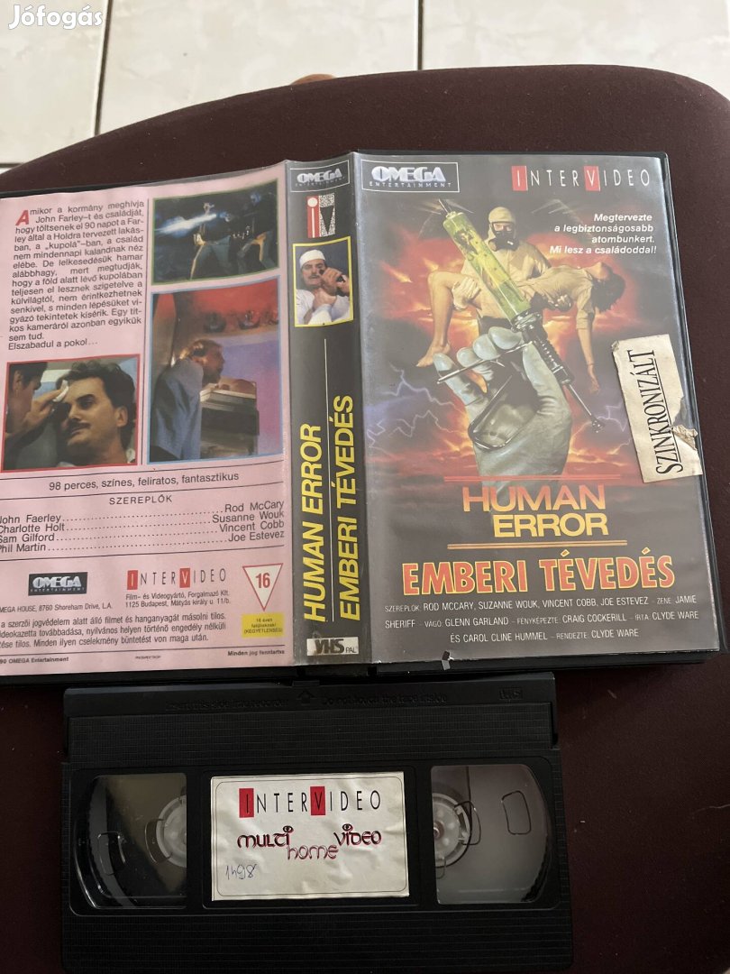 Emberi tévedés vhs akció intervideo