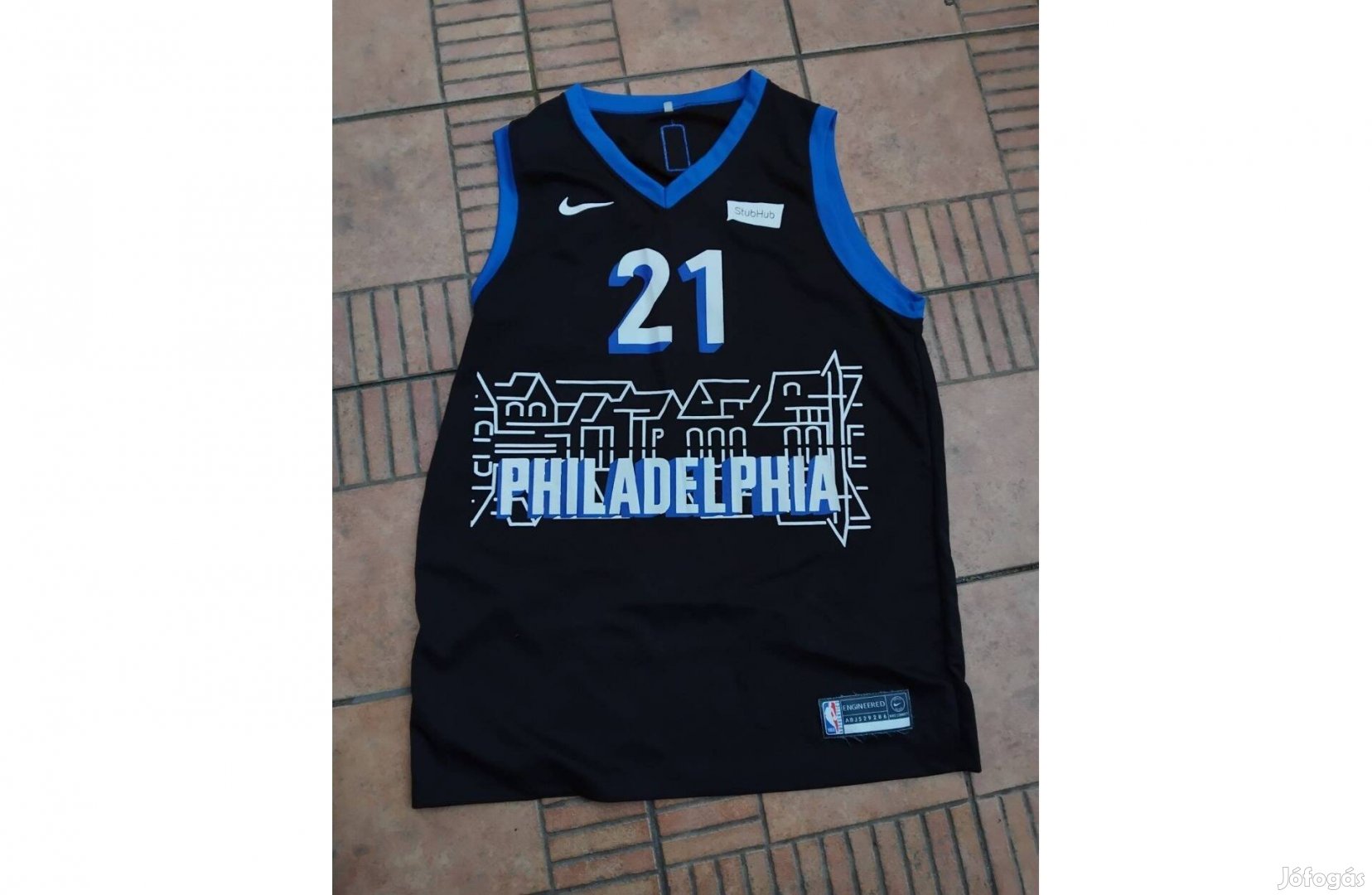 Embiid kosárlabda mez Philadelphia kosár mez XL XXL
