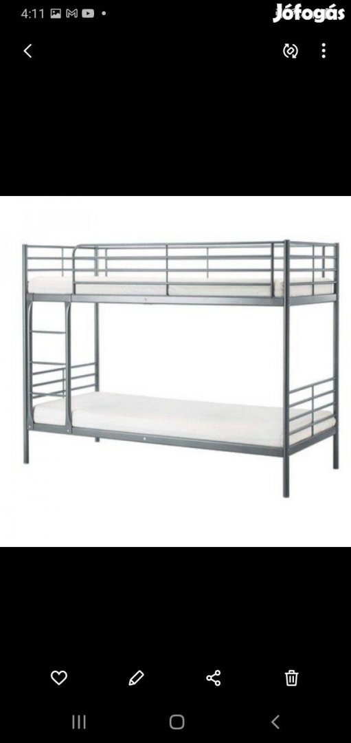 Emeleteságy, Ikea, jó állapotban ingyen szállítással*