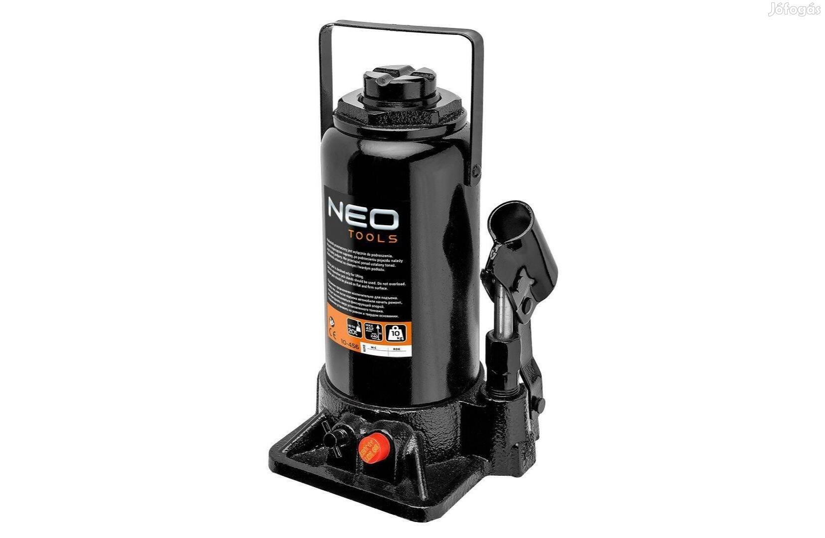 Emelő NEO Tools 20T 10kg hidraulikus 240-452mm 10-456