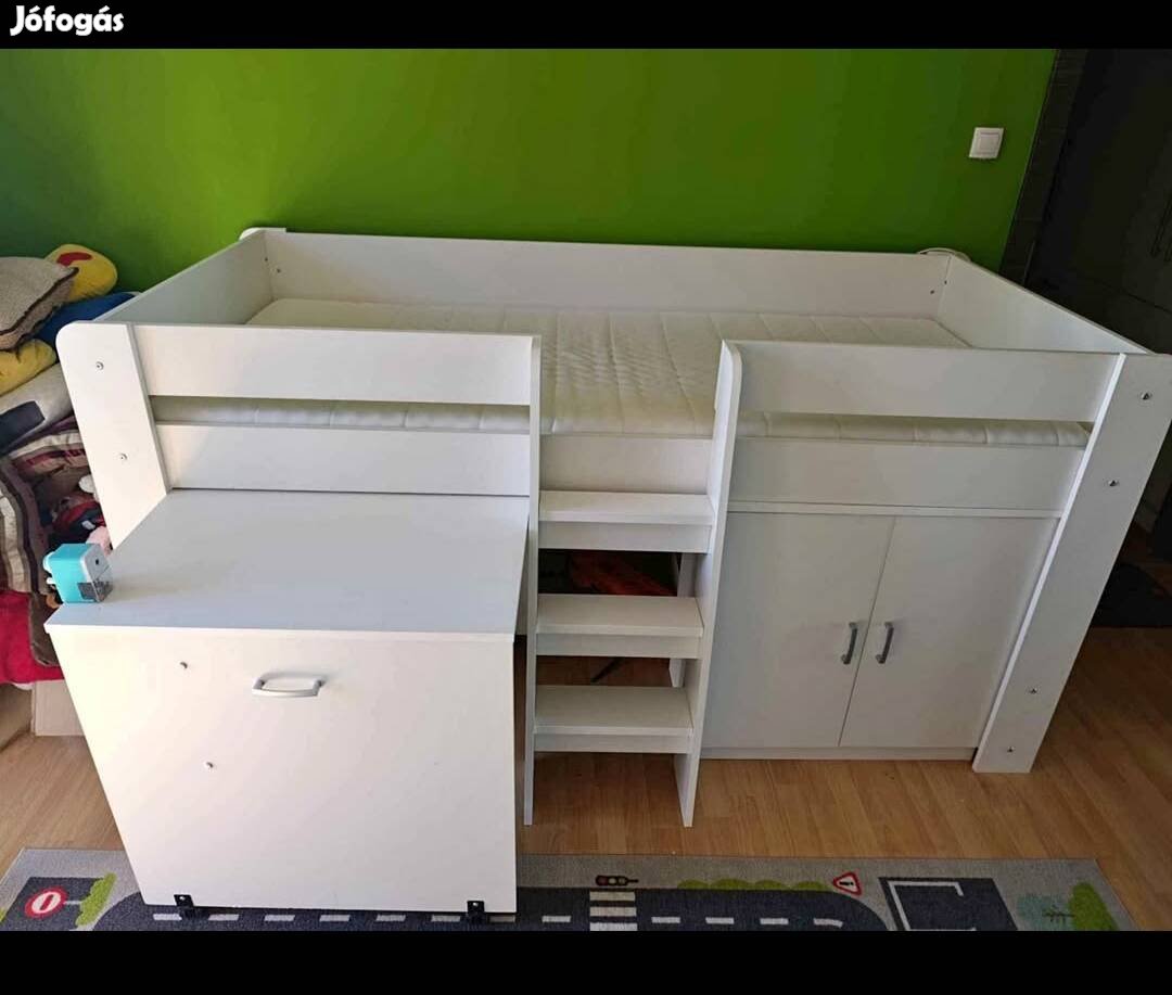 Emelt kombi gyerekágy 