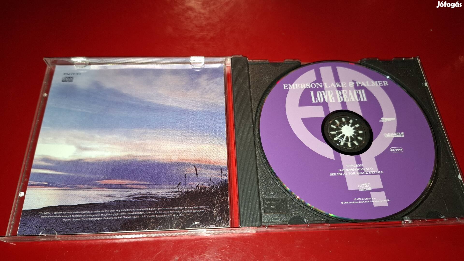 Emerson Lake Palmer Love beach Cd 1996