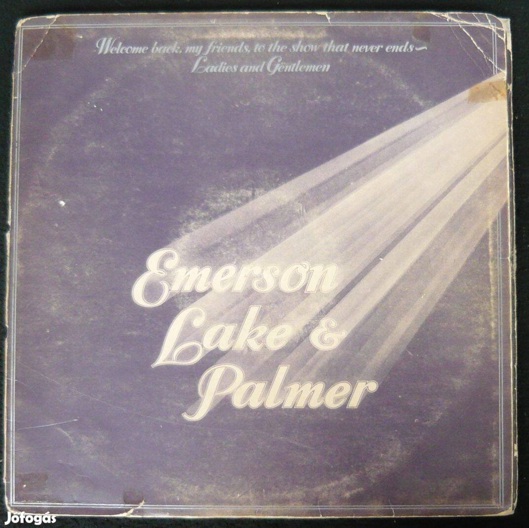 Emerson Lake & Palmer: Welcome (1974, 3 LP, olasz kiadás)