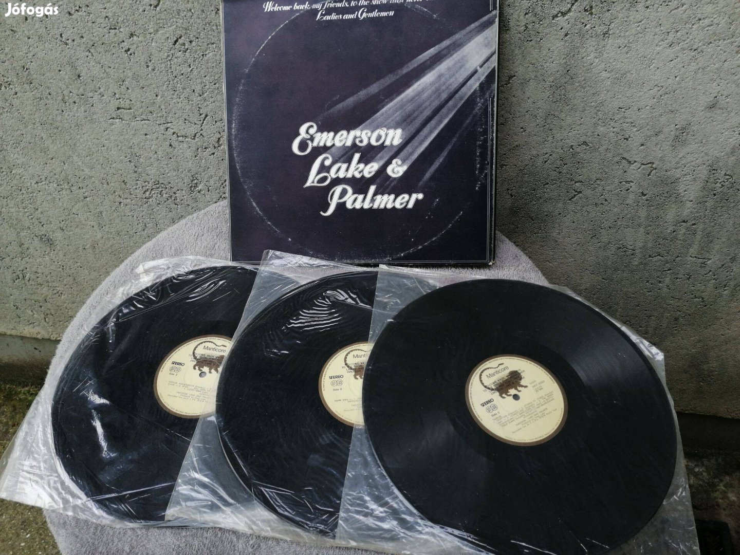Emerson, Lake & Palmer - Welcome Back My Friends . 3 db. LP Bakelit