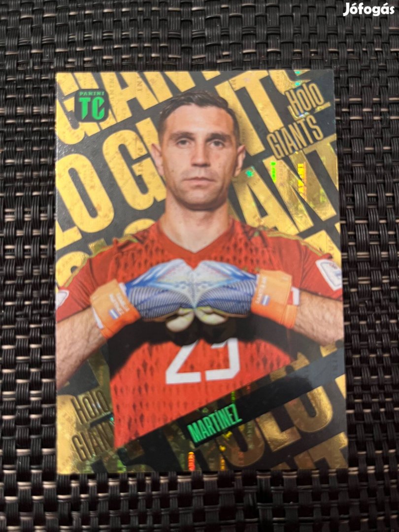 Emiliano Martínez Holo Giants Top Class 2023 focis kártya!